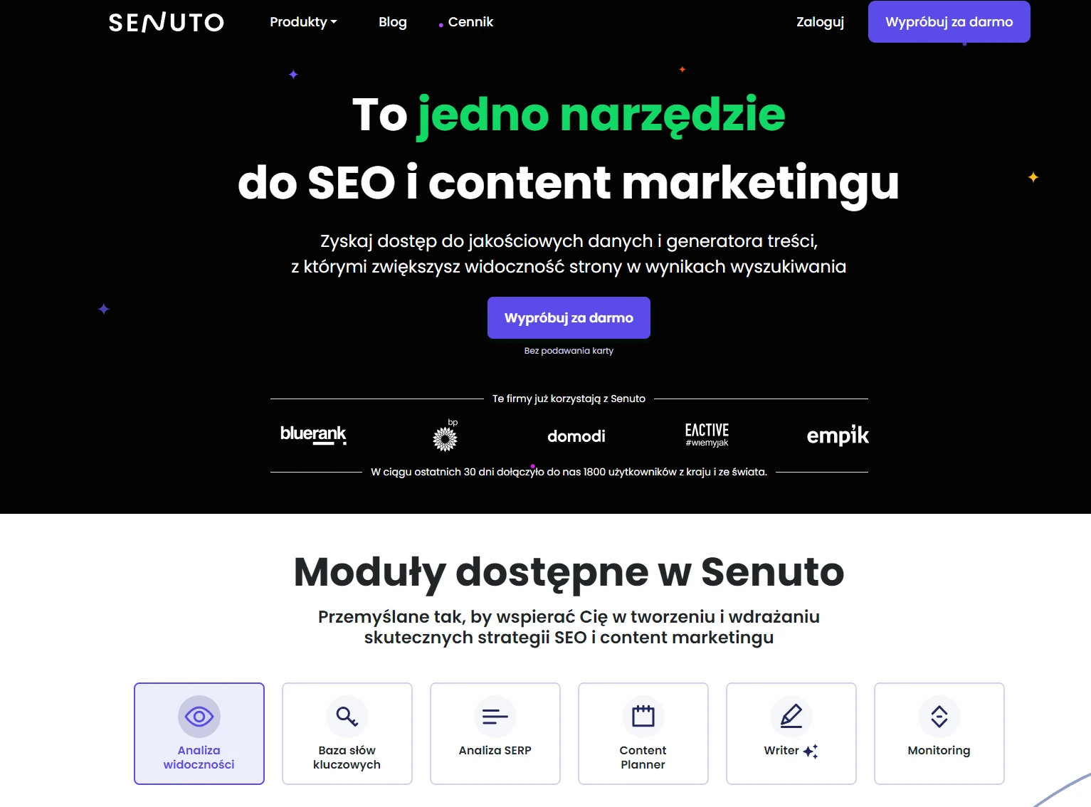 Senuto - narzędzie SEO dostosowane do polskiego rynku