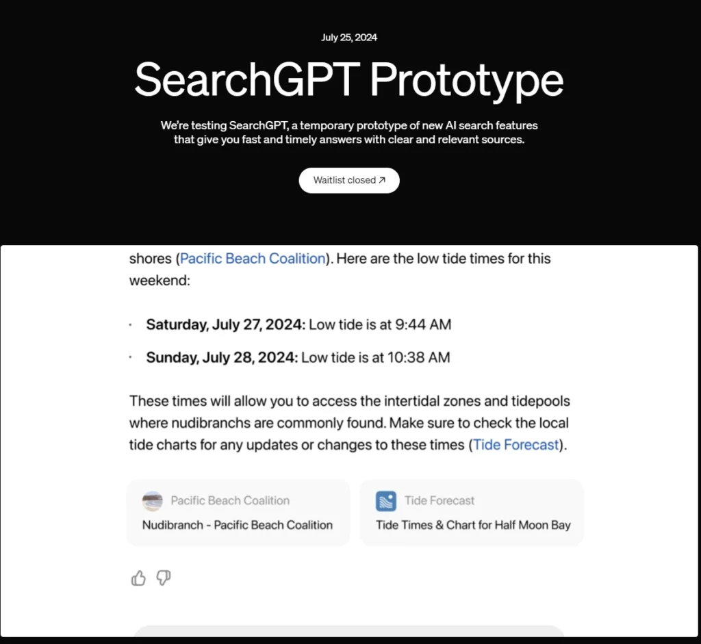 Wyszukiwarka SearchGPT